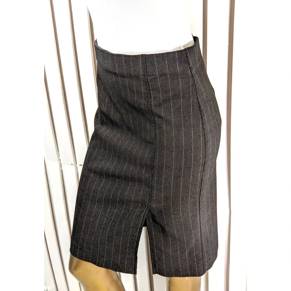 Womens Wildlife Sportswear Pencil Tube Skirt Black Print Professional Y2K Size 8 - Picture 3 of 11